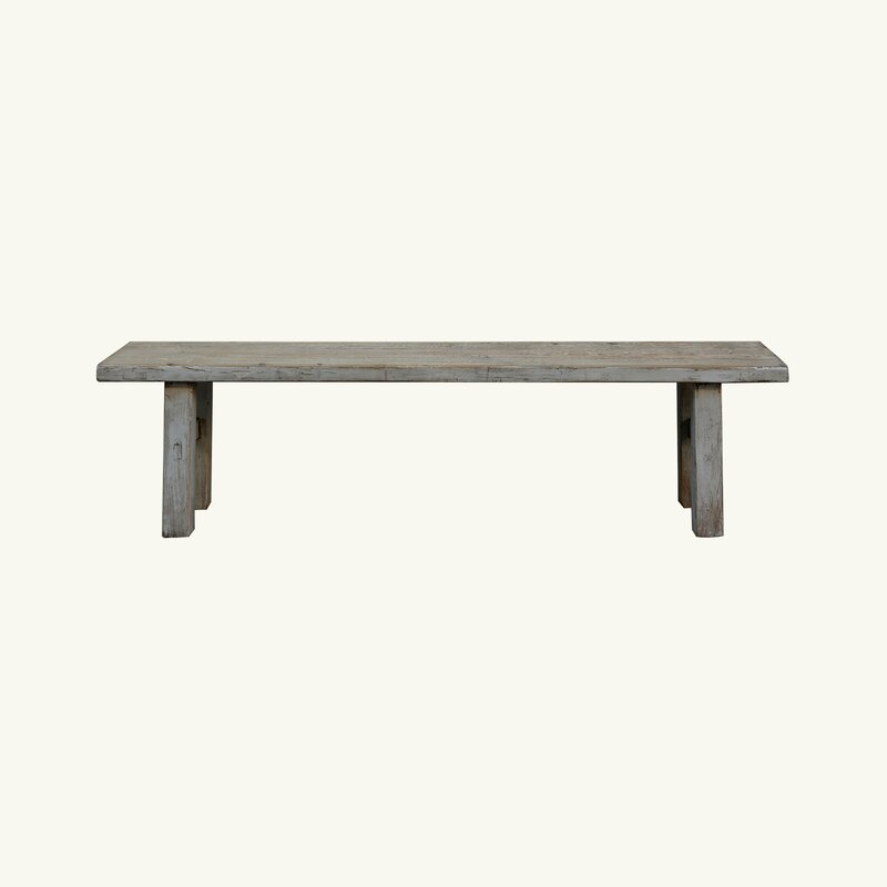 World Menagerie Stefano Wood Bench Wayfair