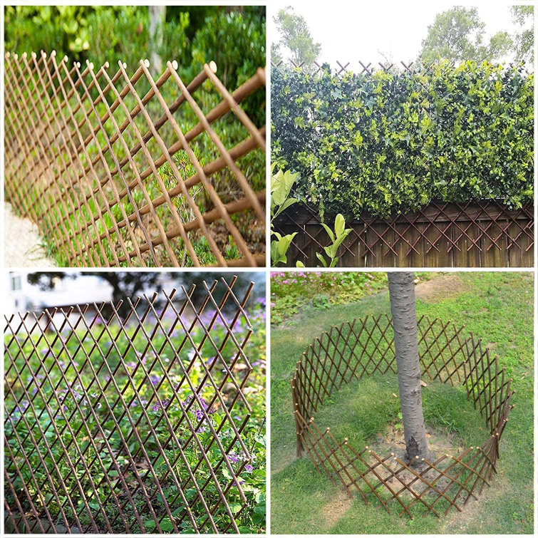 Lettuce Eat® My garden 180 x 120 cm Wooden Expanding Trellis Expands Up To 6 Foot