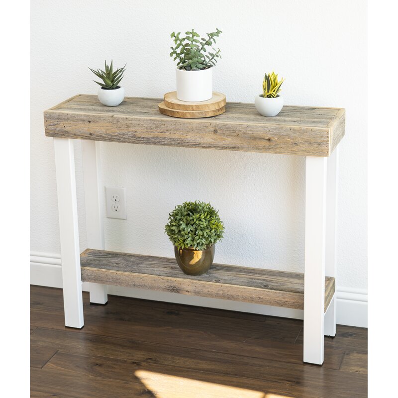 Union Rustic Moonya Solid Wood Console Table & Reviews | Wayfair