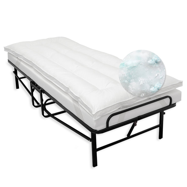 memory foam topper for cot