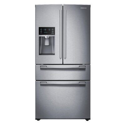 Samsung 24.7 cu. ft. French Door Refrigerator with FlexZone Drawer Finish/Color: Stainless Steel