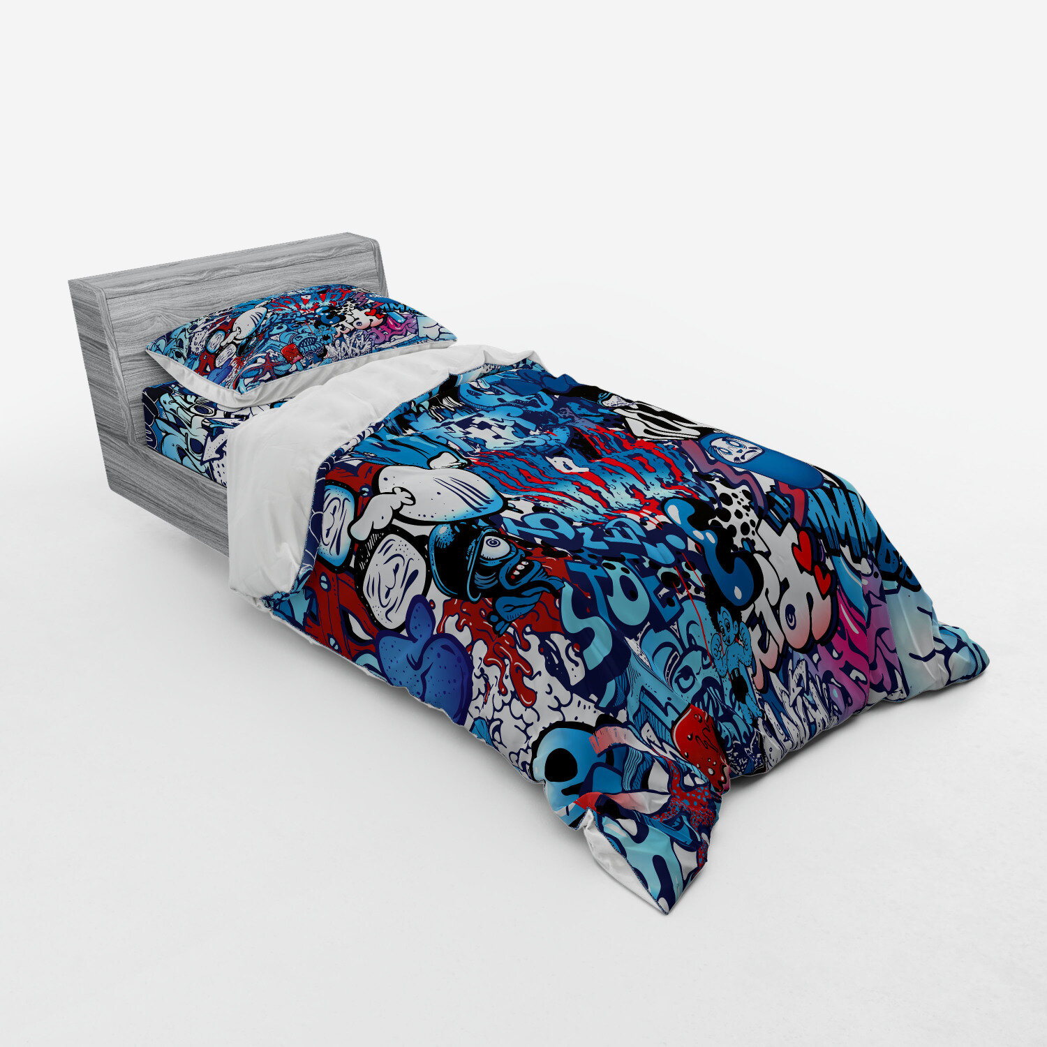 East Urban Home Ambesonne Modern Bedding Set Teenager Style Image