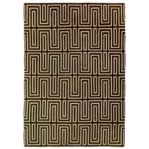 Flat Weave Chocolate Area Rug