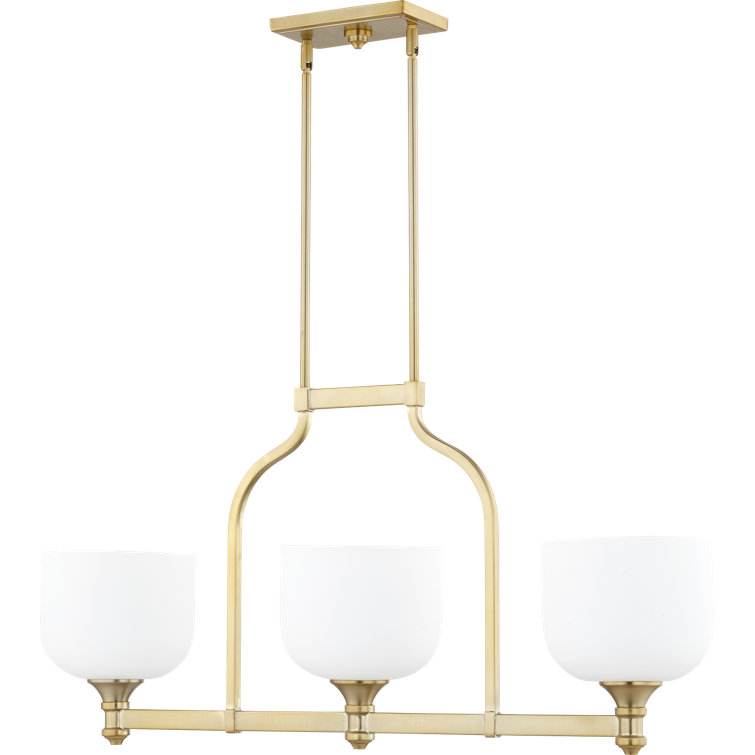 Charlton Home Falbo 3 Light Kitchen Island Linear Pendant Wayfair