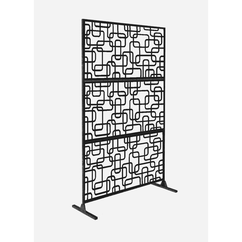 E Joy 6 5 Ft H X 4 Ft W Metal Fence Panel Wayfair
