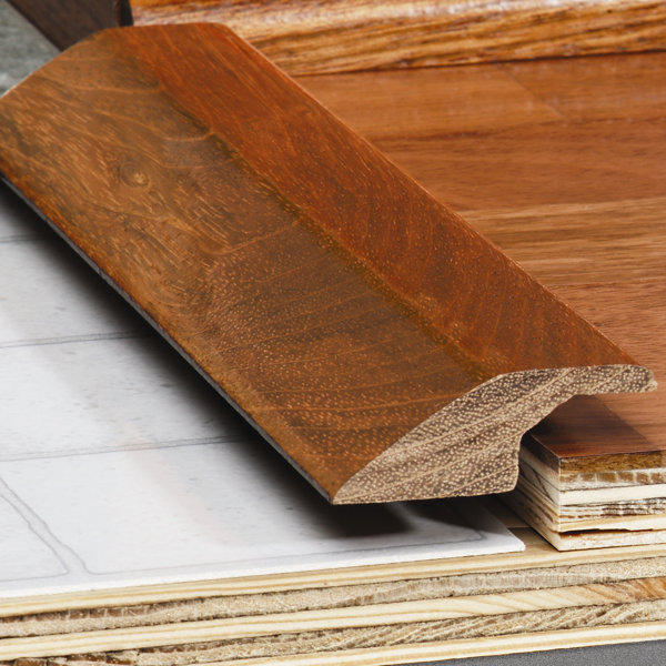 Artistic Finishes Maple Wood 0 35 Thick 1 5 Wide 78 Length Overlap Reducer Wayfair