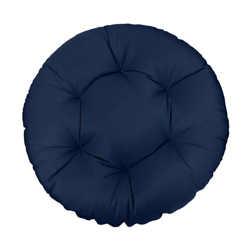Latitude Run® 48" X 6" Round Papasan Ottoman Cushion ...
