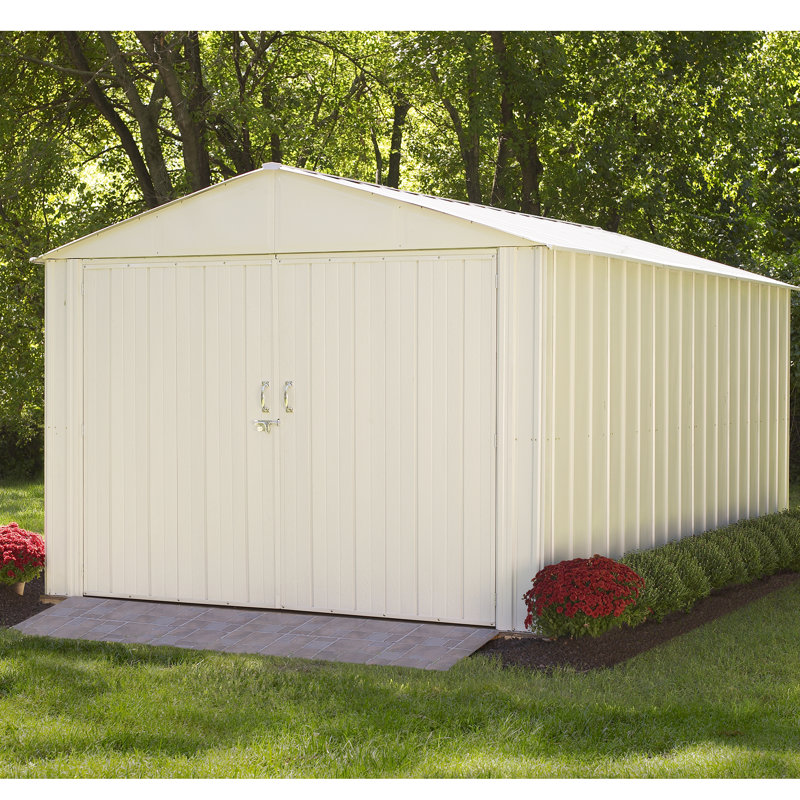 Arrow Commander 10 Ft W X 15 Ft 5 In D Metal Storage Shed Wayfair