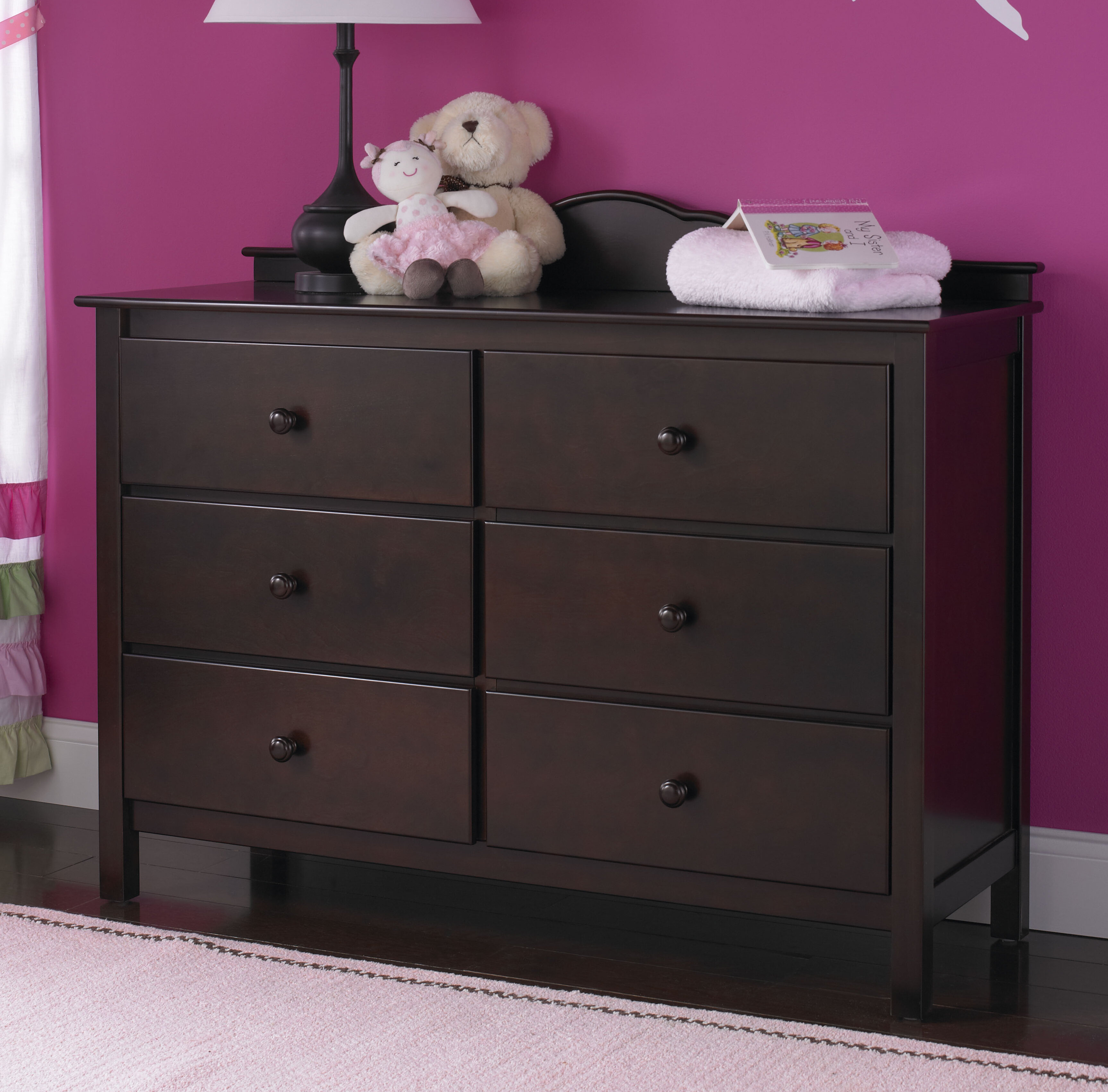 espresso baby dresser