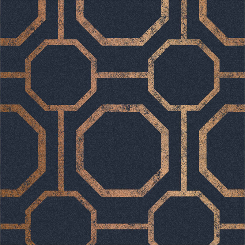 orange and navy wallpaper