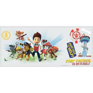 Paw Patrol & Personalized Name Wall Sticker Wall Mural 3FT 