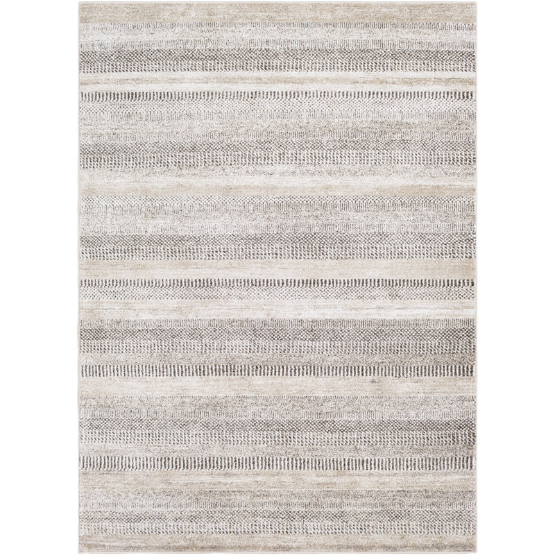 Bungalow Rose Rosalie Distressed GlobalInspired Light Gray Area Rug
