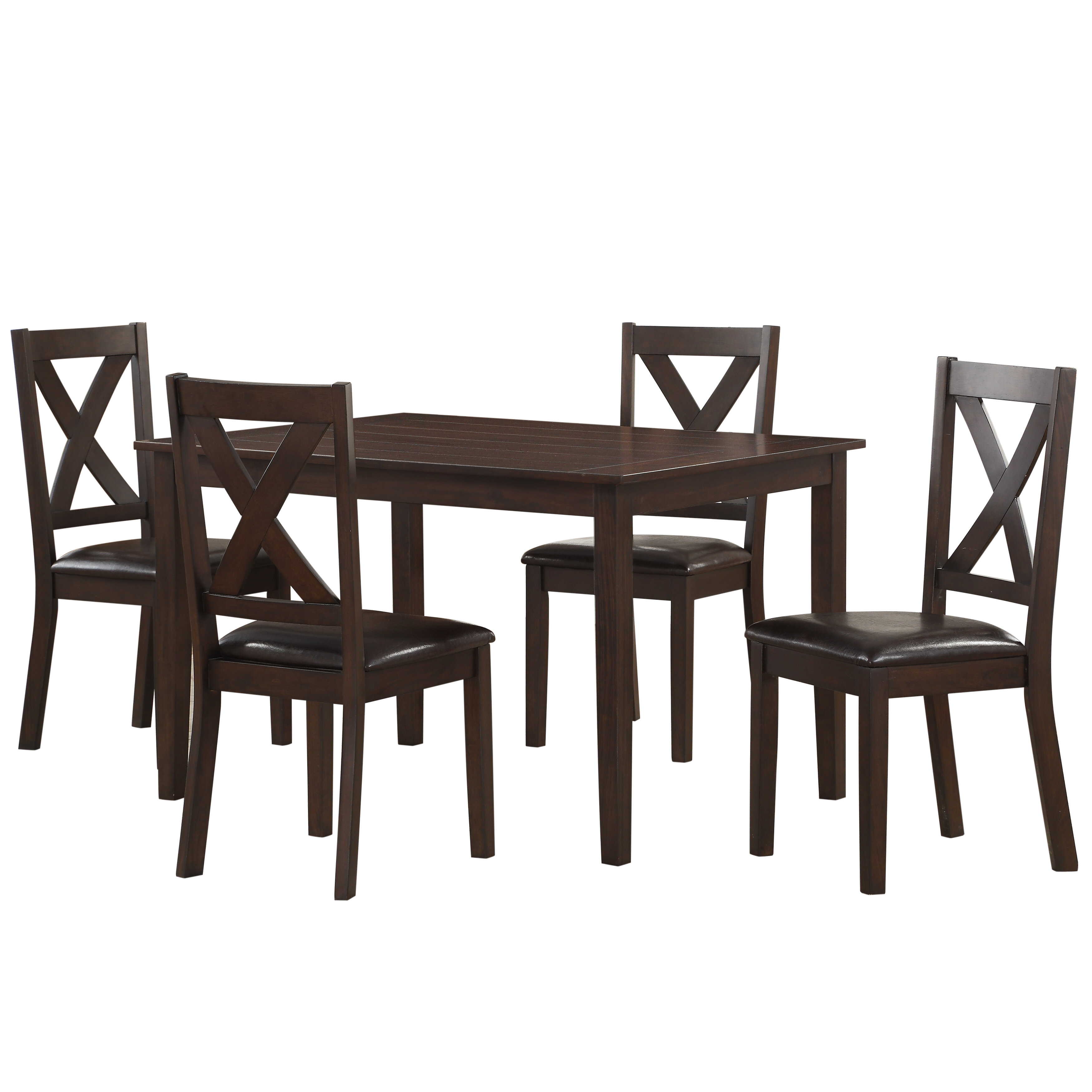 Winston Porter Fitzsimmons 5 Piece Traditional Style Dining Set Reviews Wayfair