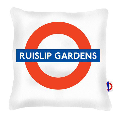 Gulf Breeze Ruislip Gardens Tube Station Cushion London Transport