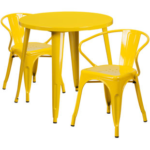 Indoor 3 Piece Bistro Set Wayfair Quickview