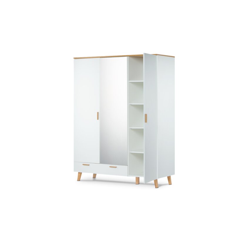 Konsimo Frisk 2 Door Wardrobe Wayfair Co Uk