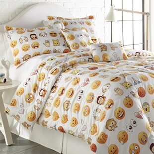 Emojination MJ6438 Happy Reversible Comforter Twin for sale online 