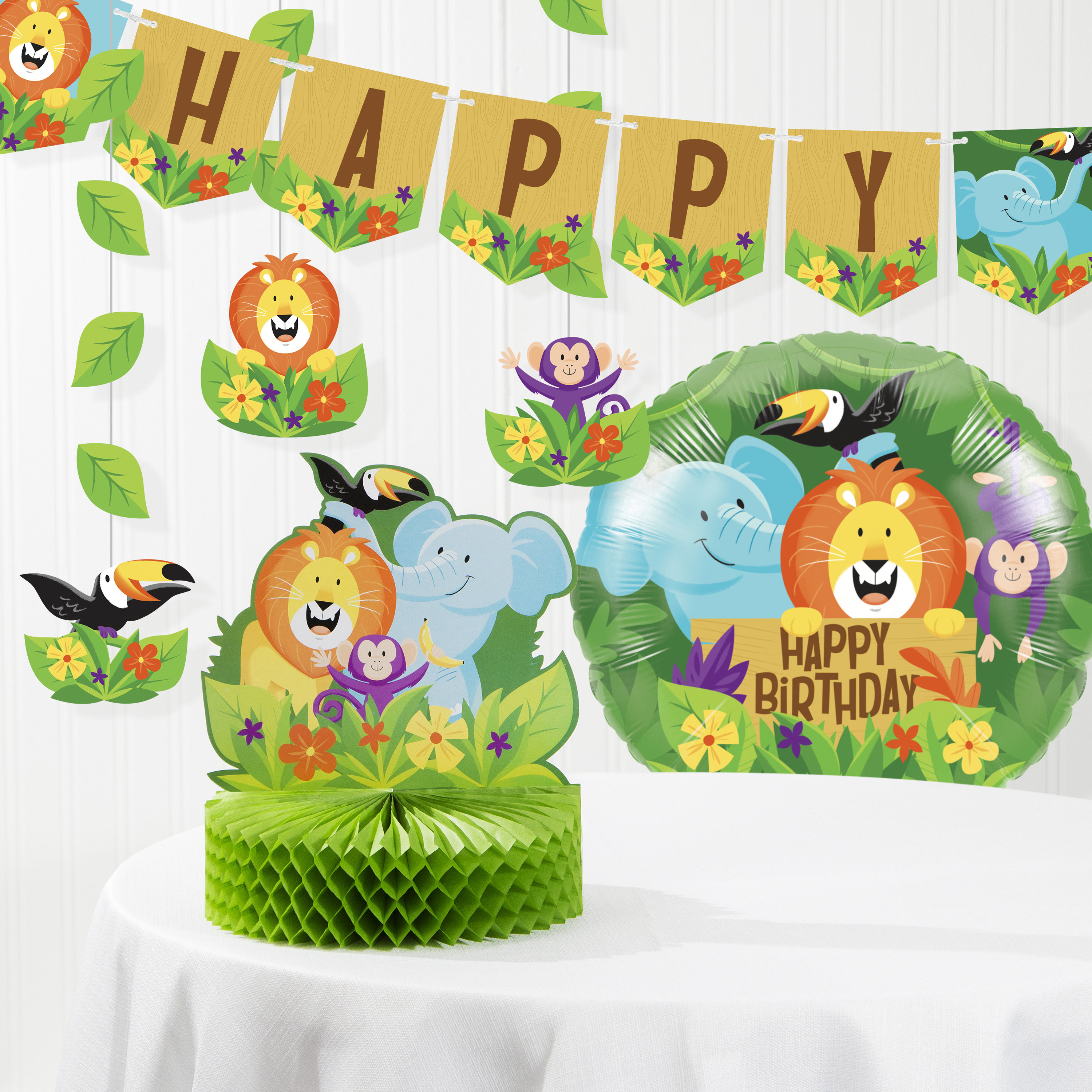 Jungle Adventure Party 6 Toucan Birthday Party Candles
