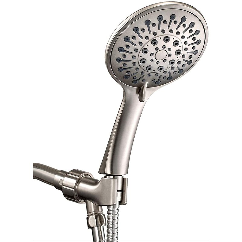 MingshanAncient Shower Head With Handheld And 6 Spray Settings, 5 ...