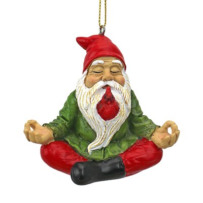 Design Toscano Zen Gnome Holiday Ornament