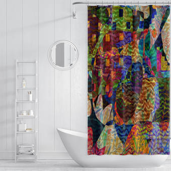 East Urban Home Life Is Music Single Shower Curtain Reviews Wayfair