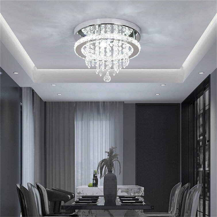 1 light crystal chandelier