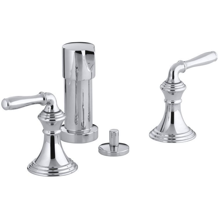 K 412 4 Pb Cp Kohler Devonshire Vertical Spray Bidet Faucet With Lever Handles Reviews Wayfair