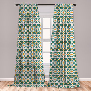 Gray And Teal Curtains Wayfair