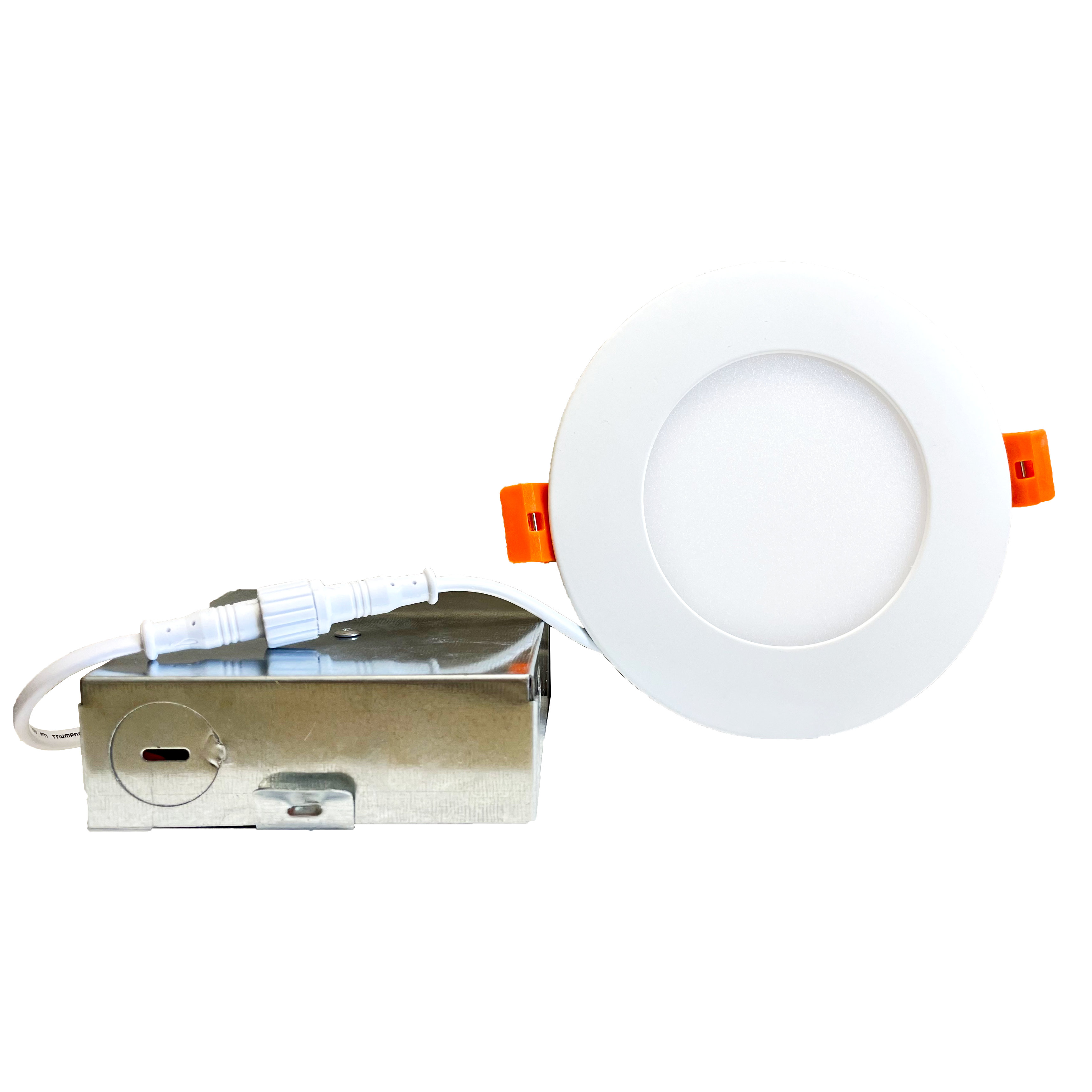 Acebond 4" Selectable CCT New Construction LED Recessed Lighting Kit ...