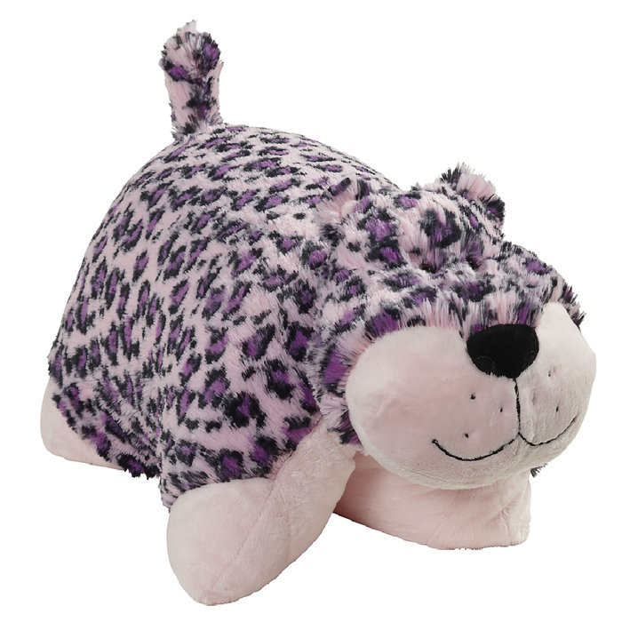 Pillowpets Jumboz Lulu Leopard Plush Floor Pillow Reviews Wayfair