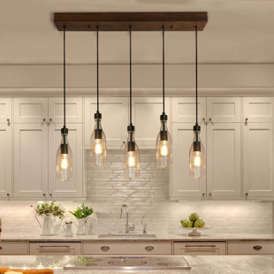 Kitchen Island Wrought Iron Pendant Lighting You Ll Love In 2021 Wayfair