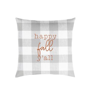 Happy Fall Pumpkin Pillow with insert.