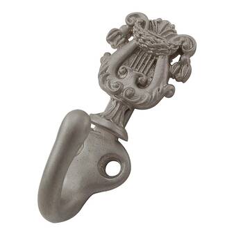 Vicenza Designs H5008 Sforza Antique Silver Hook,