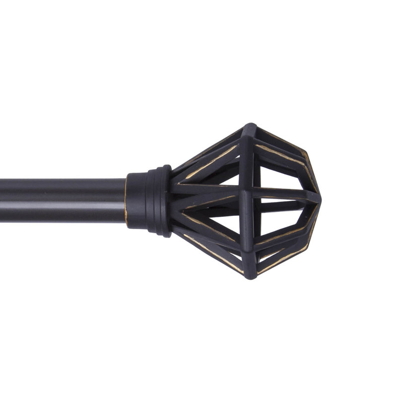 Kenney Laredo Twist And Fit No Tools Decorative Window Single