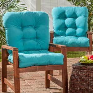 Outdoor Seat/Back Chair Cushion Set of 2