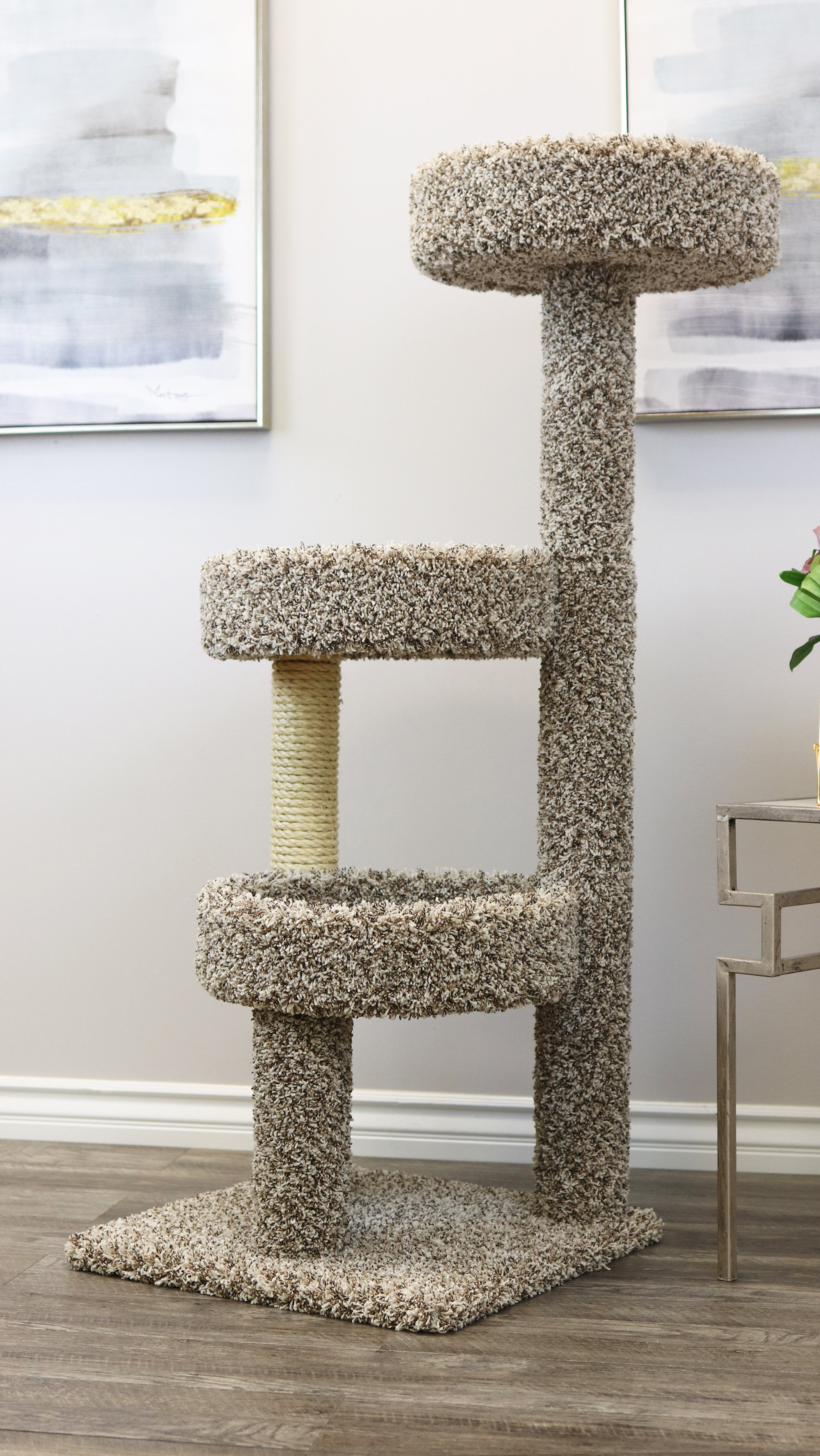 New Cat Condos 50 Carpeted Cat Tree Reviews Wayfair