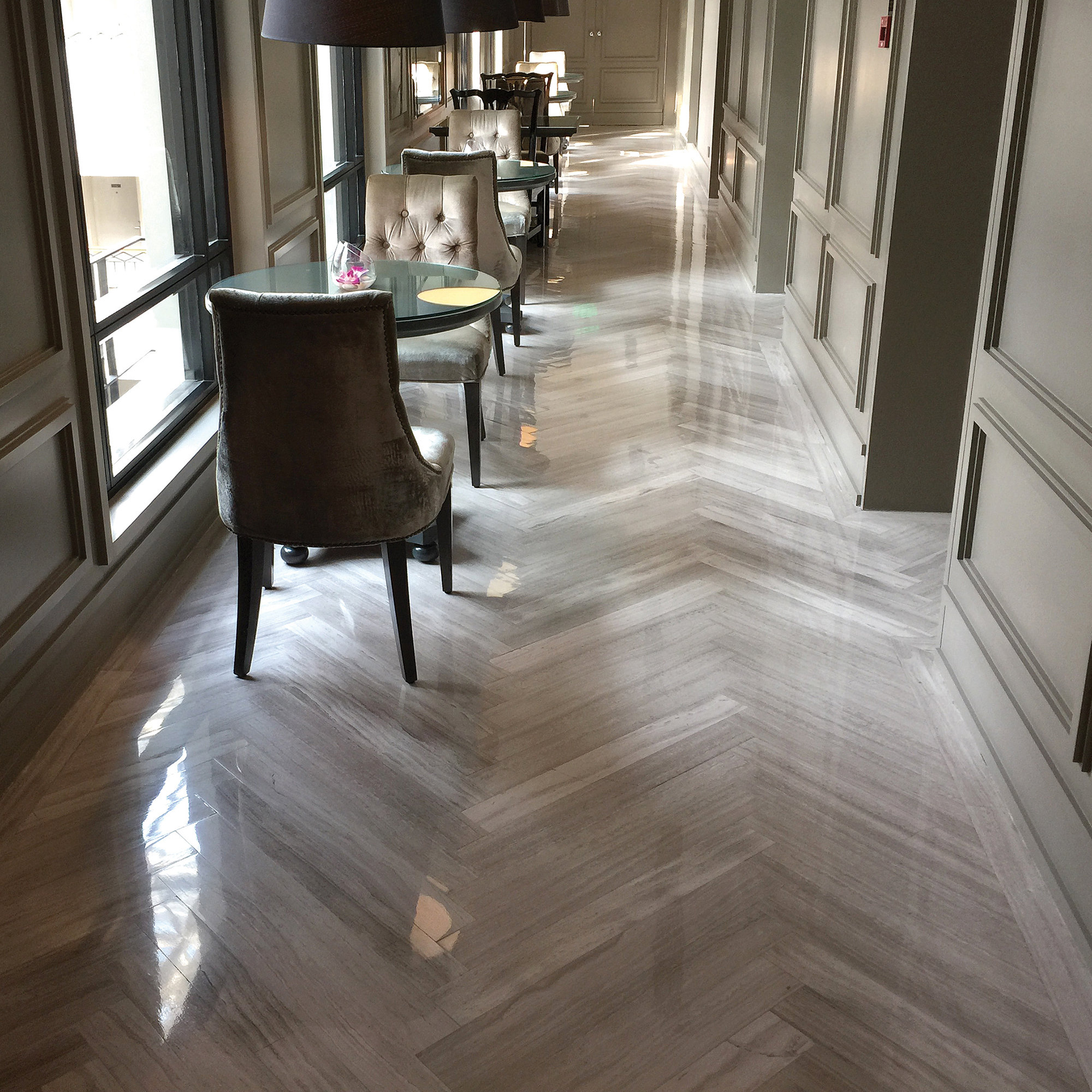 Msi Whiteoak 6 X 24 Marble Wood Look Tile Wayfair Msi Whiteoak 6 X 24 Marble Wood Look