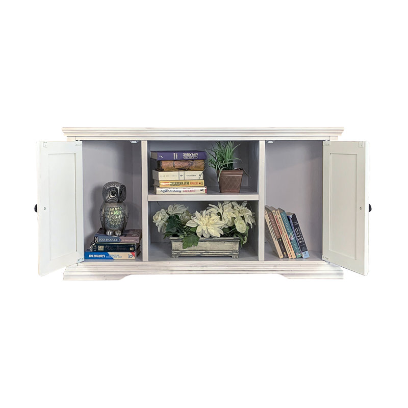 Beachcrest Home Helene Corner TV Stand for TVs up to 55 inches