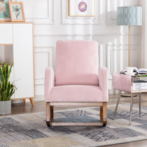 pink nursery glider