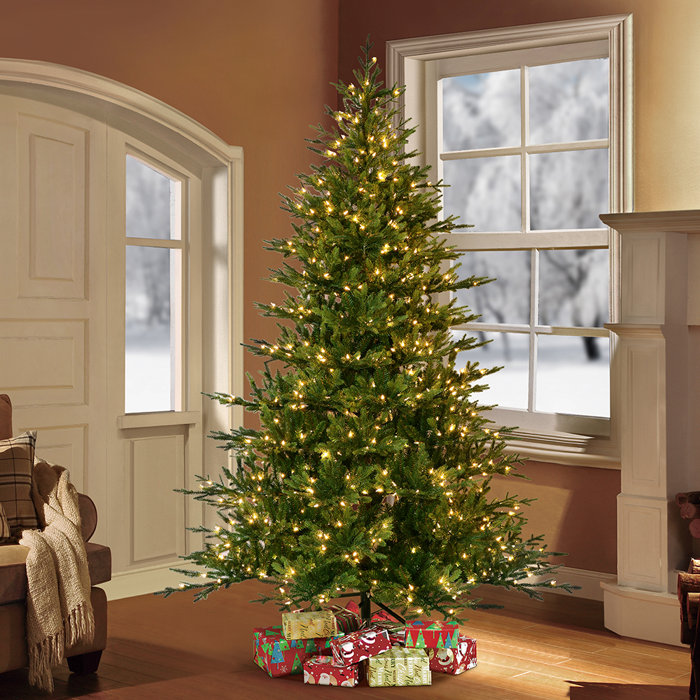 The Holiday Aisle Pre Lit Balsam Green Fir Artificial Christmas