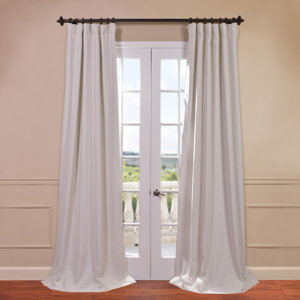 Freemansburg Solid Blackout Thermal Rod Pocket Single Curtain Panel