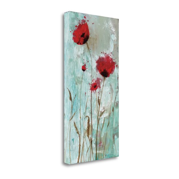 Tangletown Fine Art Splash Poppies II by Catherine Brink - Wrapped ...