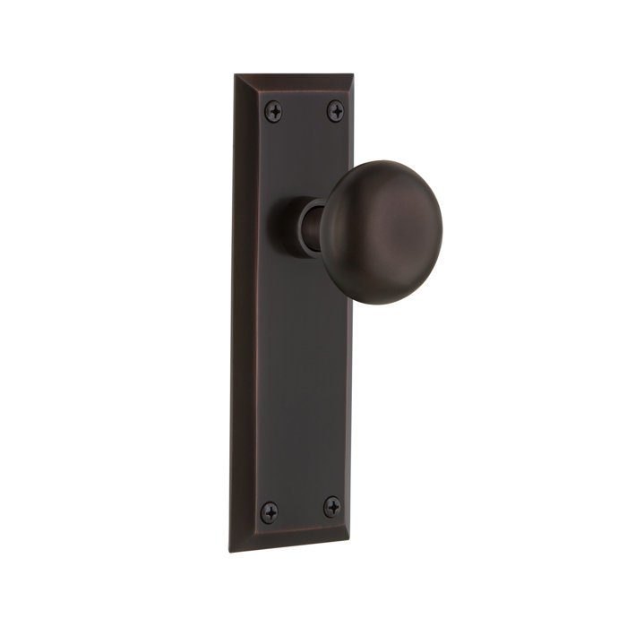 Nostalgic Warehouse New York Single Dummy Door Knob With New York