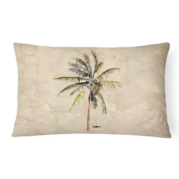 palm tree throw pillows