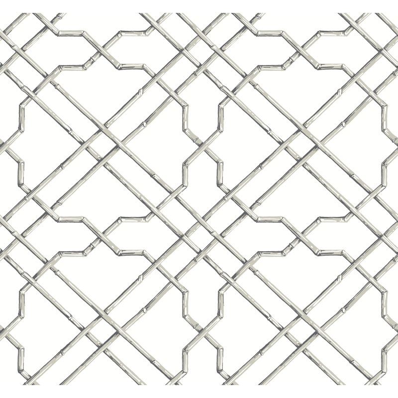 Bungalow Rose Kaidence Bamboo Trellis 33 L X 27 W Wallpaper Roll