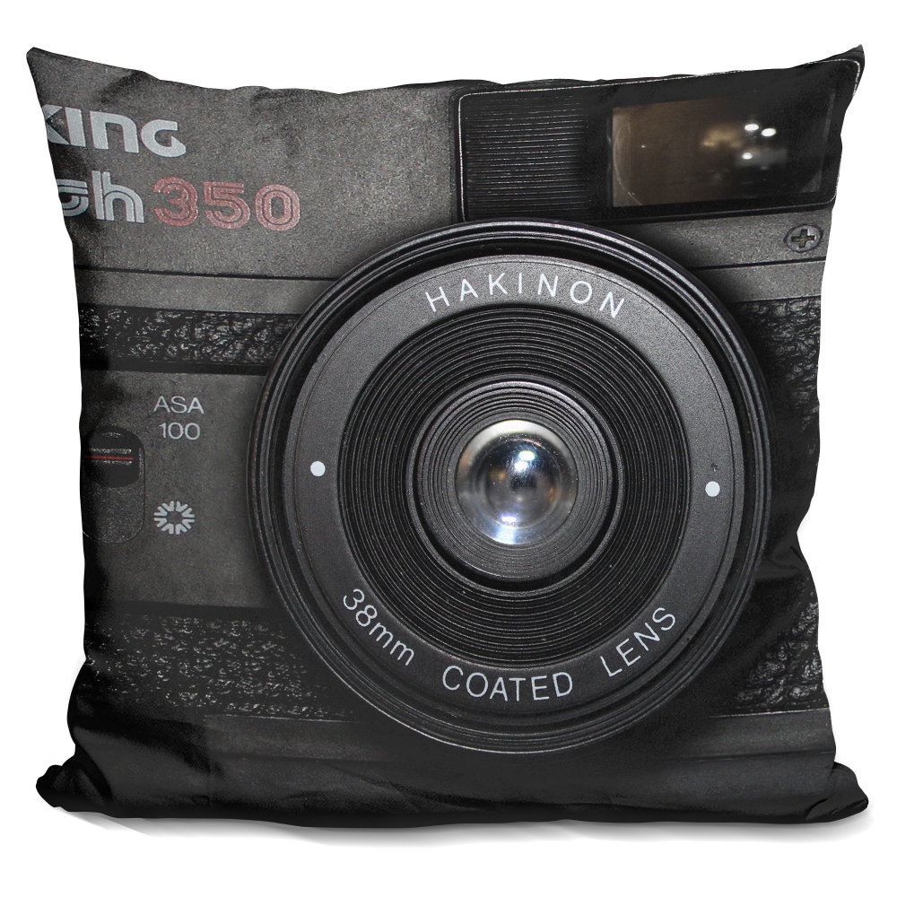 Ebern Designs Marshal Camera Throw Pillow Wayfair