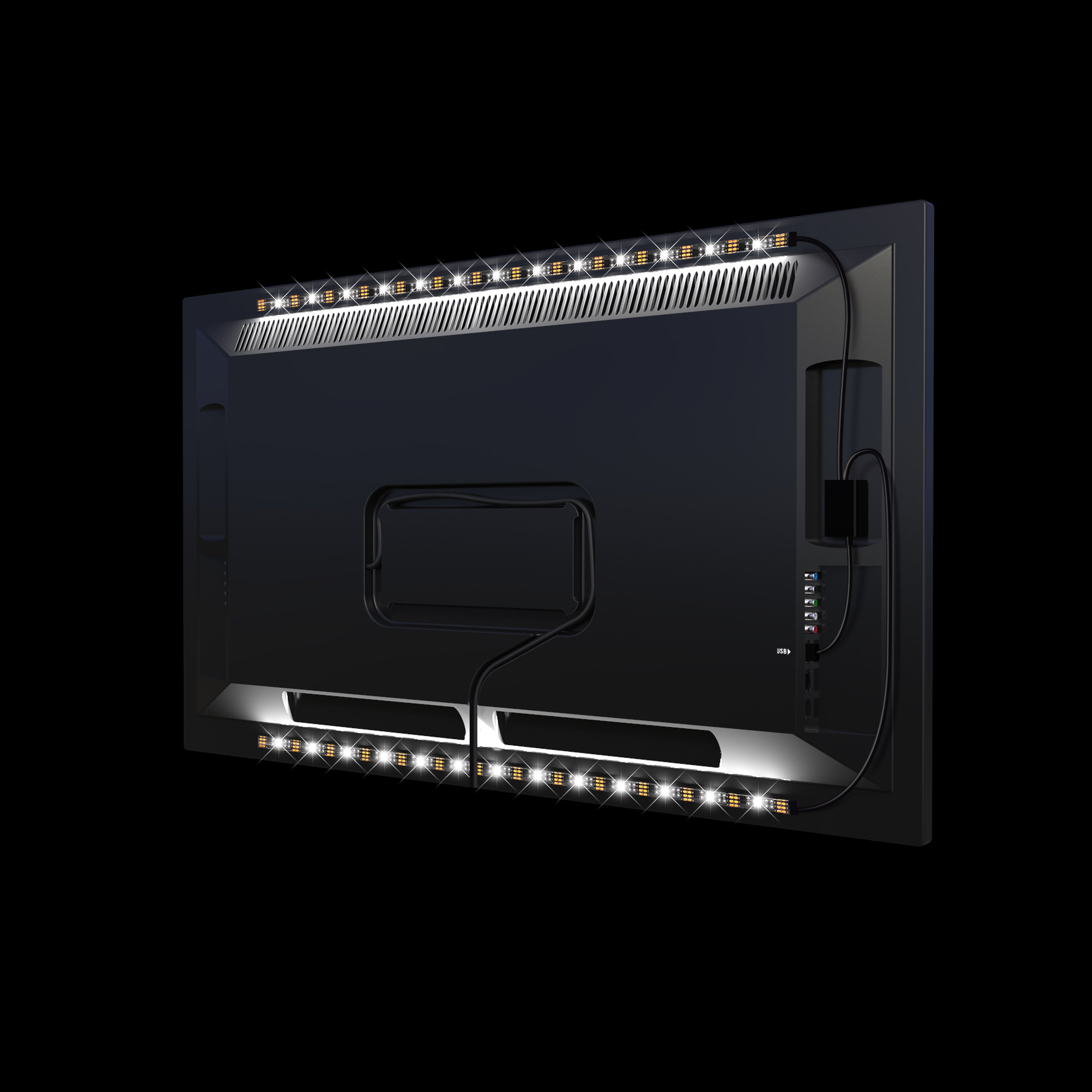 Monster Mounts 2 Strips Tv Backlight Led 40 Under Cabinet Strip Light Reviews Wayfair