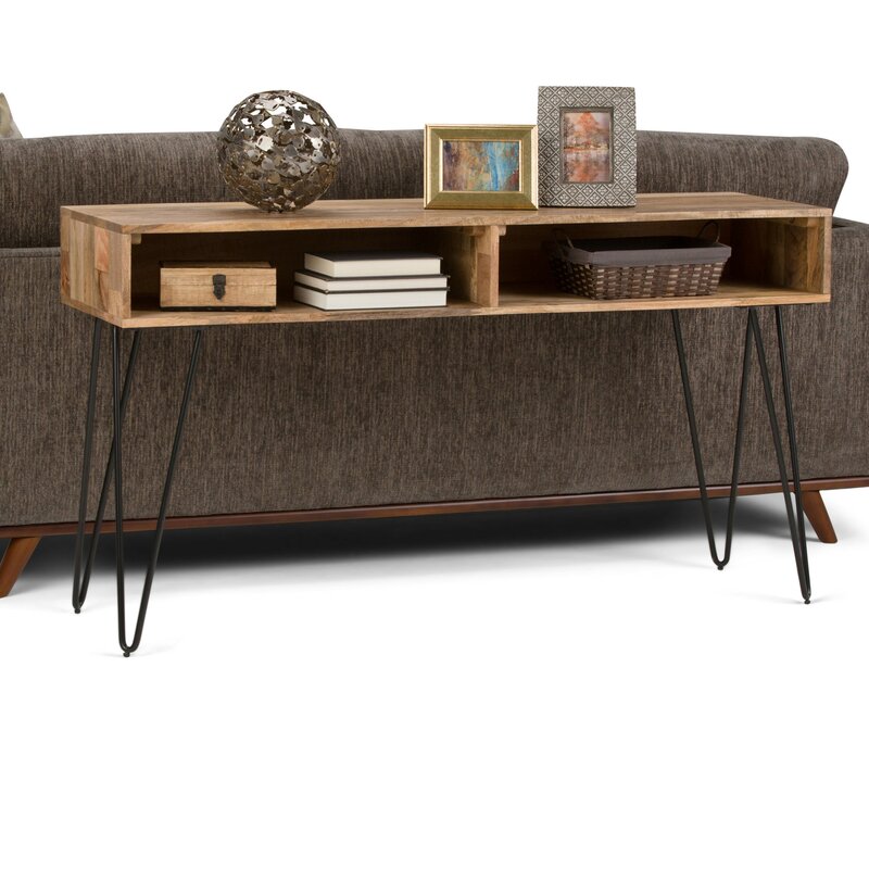 hairpin leg sofa table