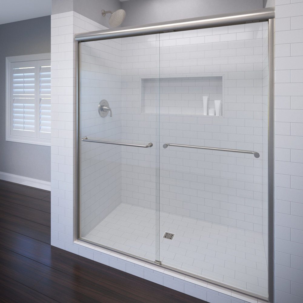 Basco Celesta 60 X 72 Frameless Byp Sliding Shower Door Basco Celesta 60 X 72 Frameless Byp Sliding Shower Door Reviews Wayfair