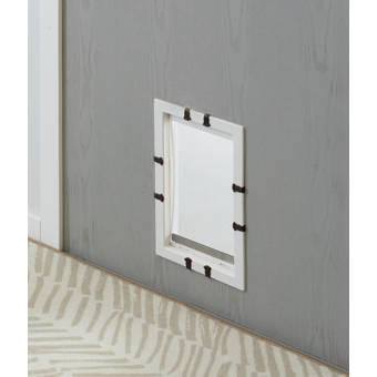 Midwest Homes For Pets Plastic Wall Mounted Pet Door For Dog And